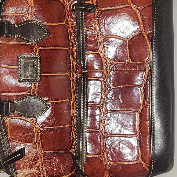 Vintage dooney and burke leather handbag - Picture 2 of 14